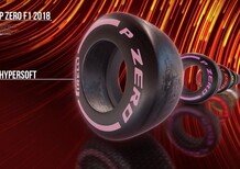 F1: Pirelli, sette mescole da asciutto per la gamma del 2018