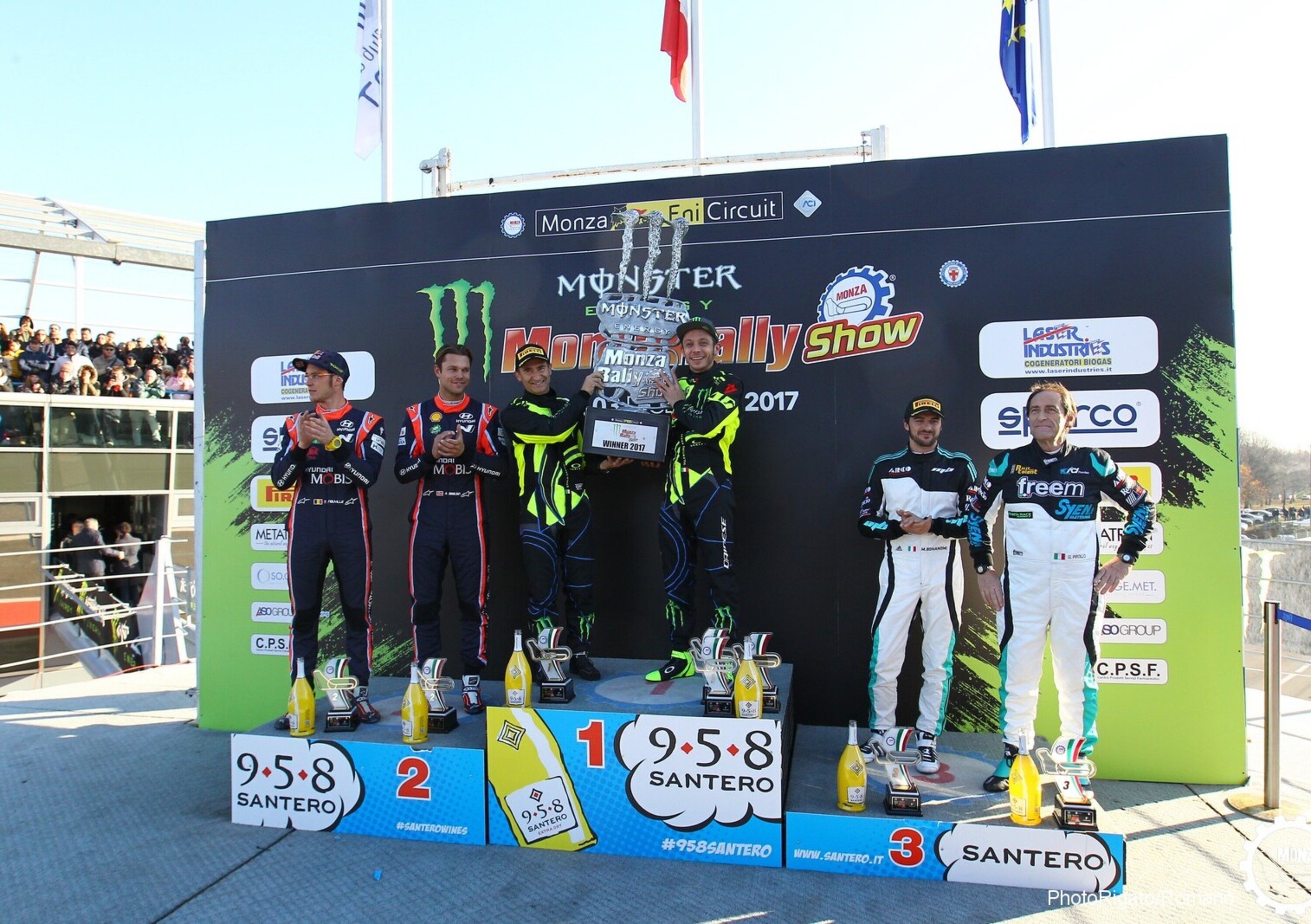 Monza Rally Show 2017, Day3: Rossi vincente all&#039;ultimo