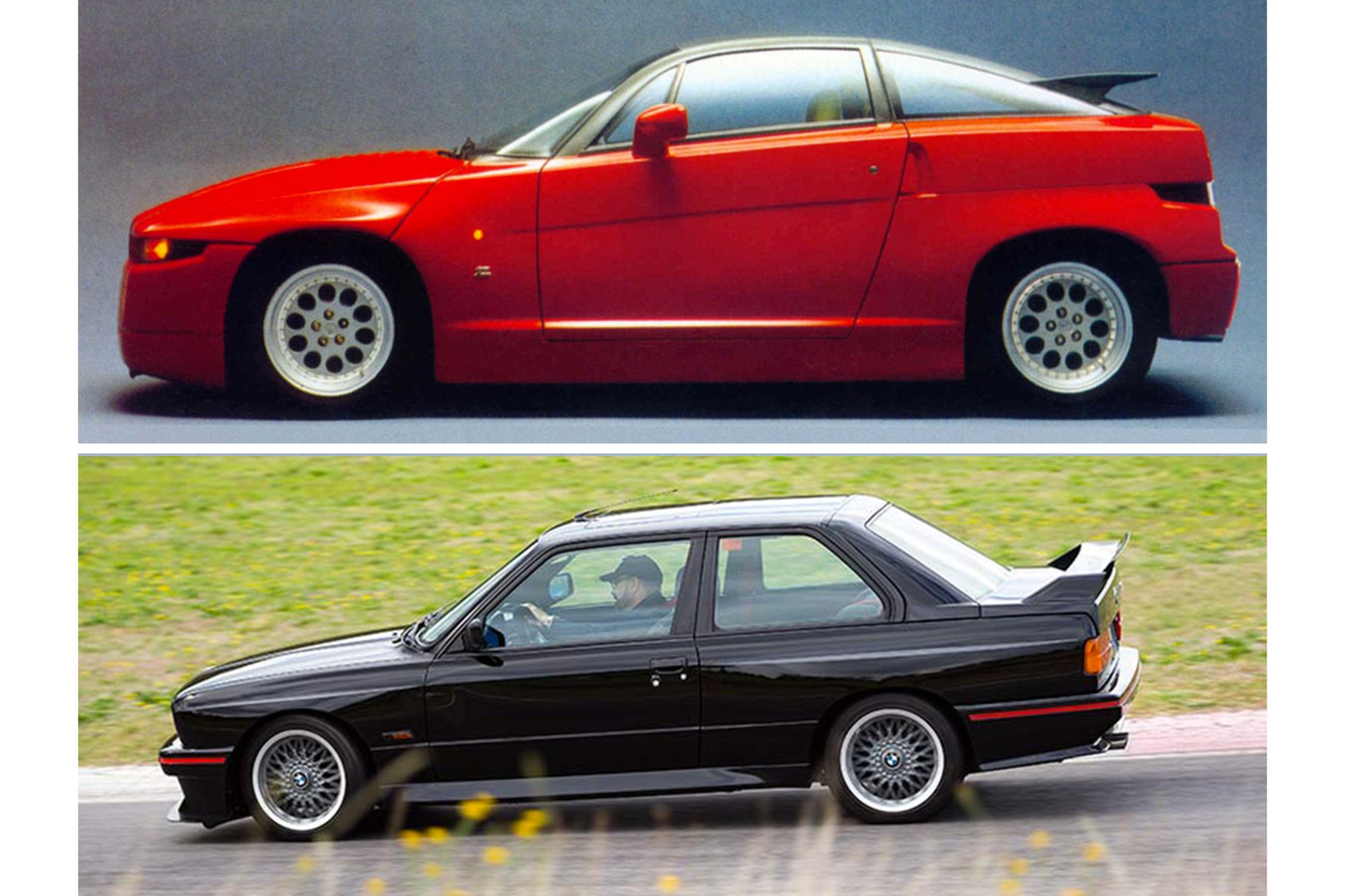 Cinque lustri fa, Confronto: ES30 Vs E30, ovvero Alfa Romeo SZ Vs BMW M3