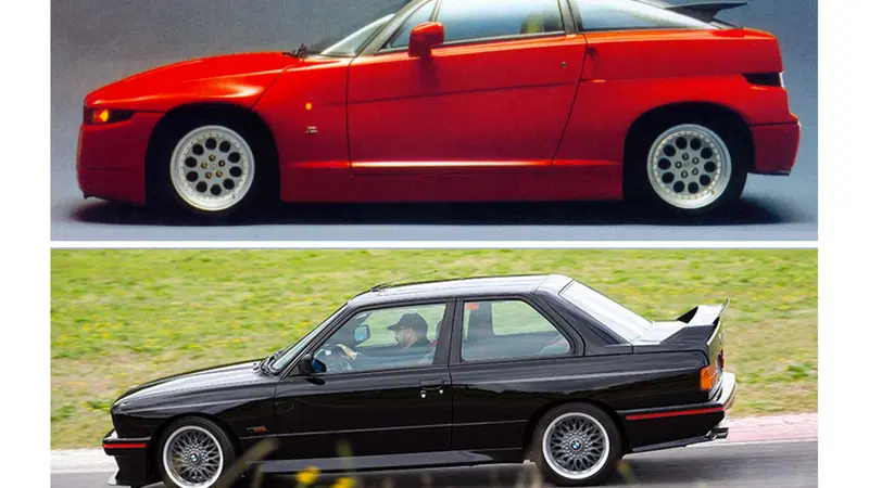 Cinque lustri fa, Confronto: ES30 Vs E30, ovvero Alfa Romeo SZ Vs BMW M3