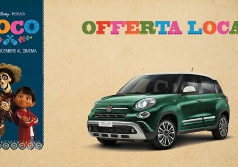 1000 &euro; di sconto su Fiat: per il nuovo film natalizio Disney