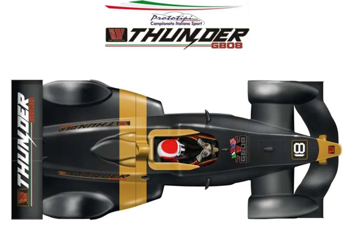 Wolf GB08 Thunder: la nuova sportscar del Campionato Italiano Sport Prototipi 