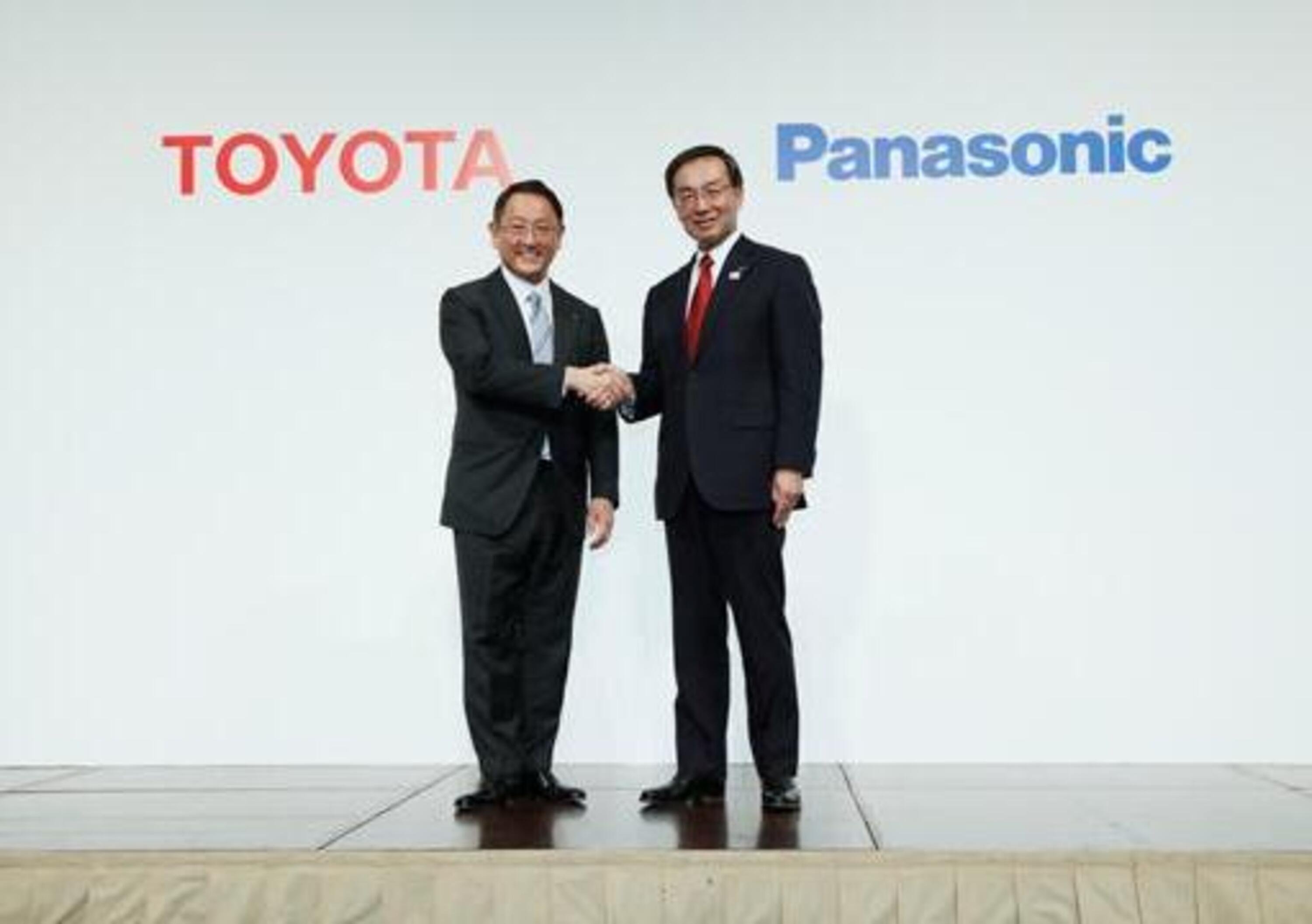 Accordo Toyota Panasonic per le batterie degli EV