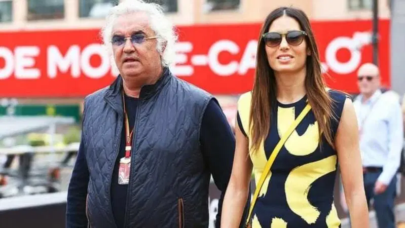 L'ex-dirigente della F1 Flavio Briatore lascia la moglie, Elisabetta Gregoraci