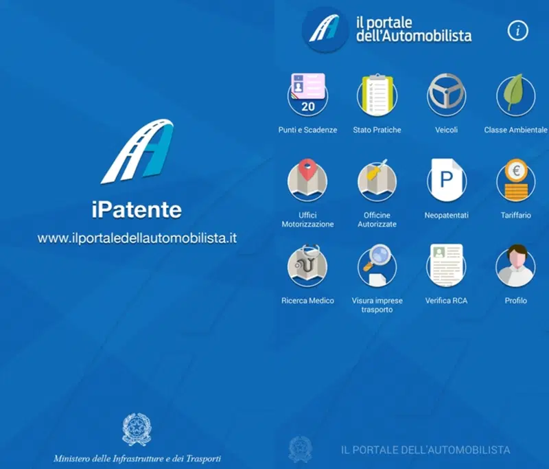 L'applicazione dedicata al controllo tramite Smartphone del saldo punti patente in Italia