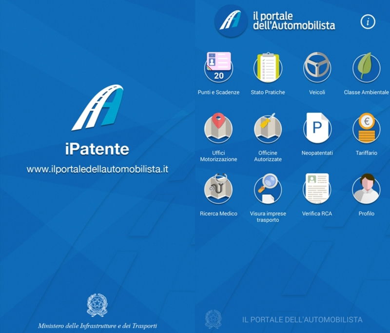 L&#039;applicazione dedicata al controllo tramite Smartphone del saldo punti patente in Italia