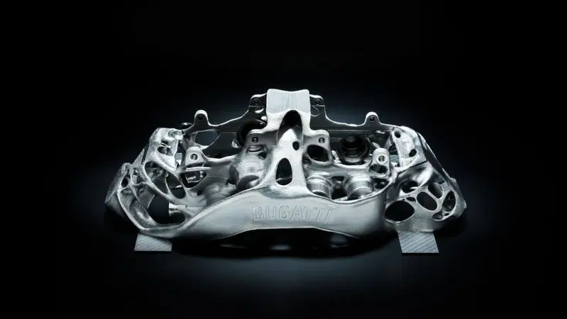 Bugatti Chiron: nuovi freni 3d-printed in titanio!