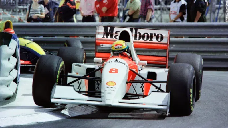 Senna, all'asta la McLaren della sua ultima vittoria a Montecarlo