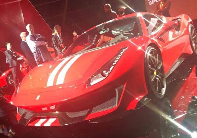 Ferrari 488 Speciale: sui social spunta la prima immagine