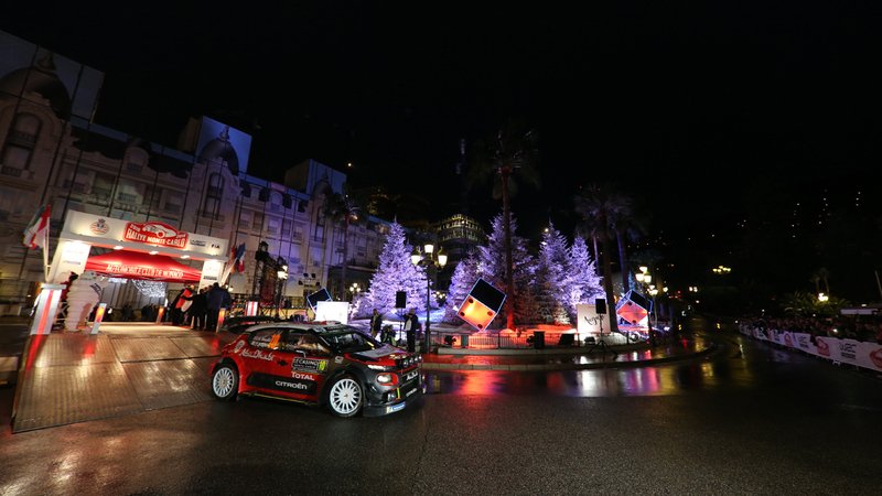 WRC 2018/Citroen. Monte-Carlo 1. Friday Night in Monte-Carlo