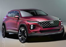 Hyundai Santa Fe 2018: ecco i rendering