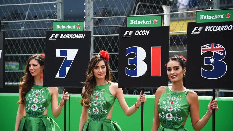 Formula 1, addio alle grid girls a partire dalla stagione 2018