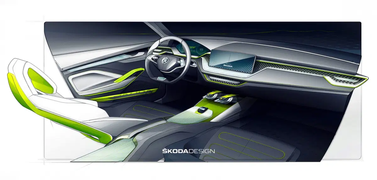 Skoda Vision X, il futuro SUV compatto al Salone di Ginevra 2018 (3)
