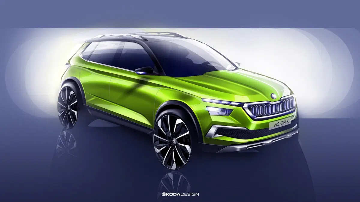 Skoda Vision X, il futuro SUV compatto al Salone di Ginevra 2018 (2)