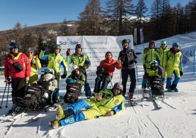 SciAbile 2018: l&#039;elica BMW in alta quota, per sorridere ed emozionarsi insieme