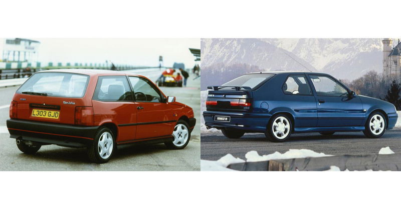 Cinque lustri fa, Confronto: Fiat Tipo Sedicivalvole Vs Renault 19 16v