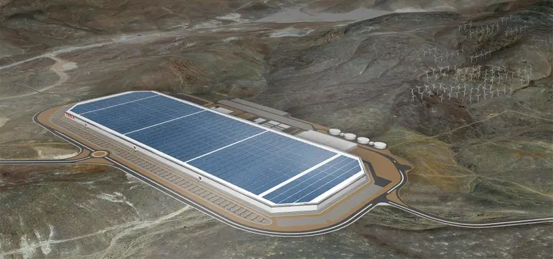 LA Gigafactory Tesla, si trova presso Electric Avenue a Sparks, NV