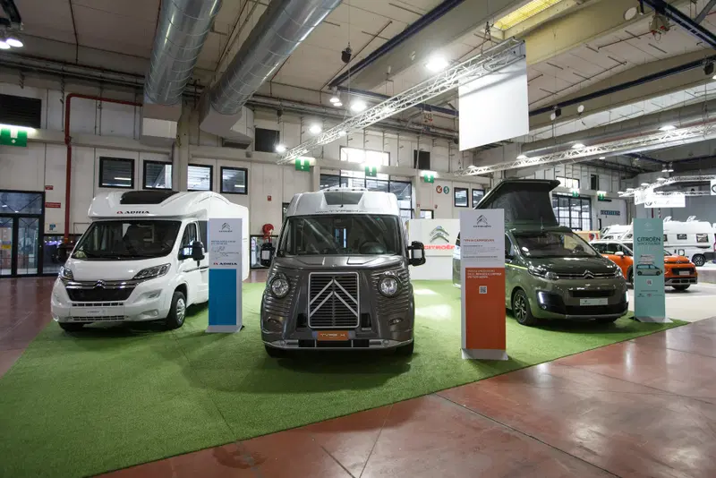 Lo stand Citroen a Parma