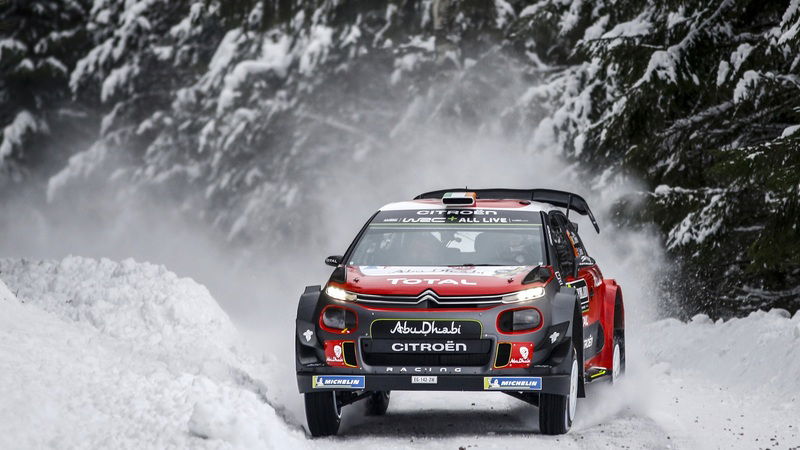 WRC 2018/Citroen. Svezia 2. Le C3 WRC di Breen e Ostberg protagoniste del Rally