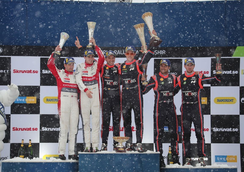 WRC 2018/Citroen. Svezia 2. Grande performance delle C3 WRC. Craig Breen e Scott Martin secondi 