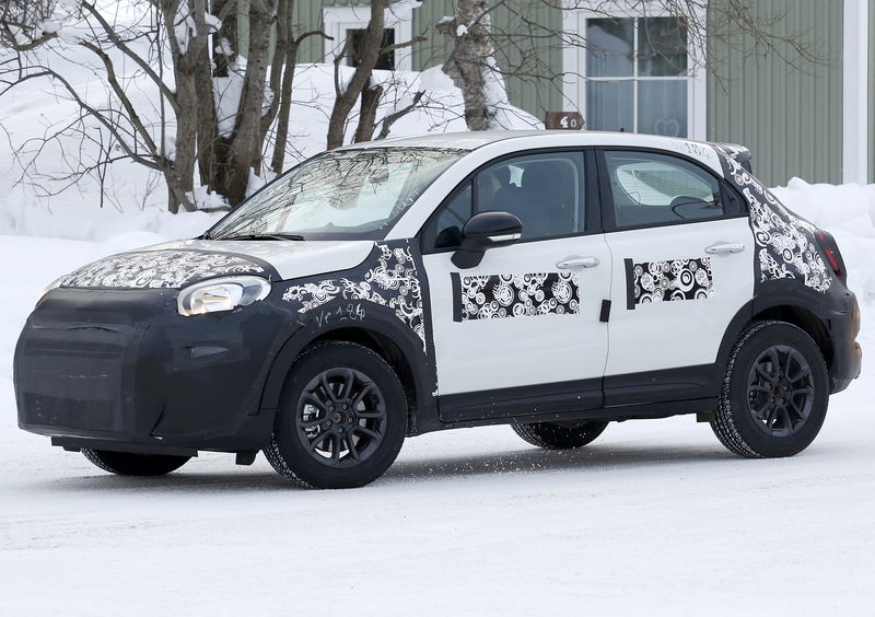 Fiat 500 X, le foto spia