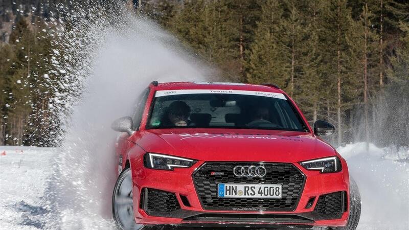 Audi RS 4, 450 CV alla 20quattro Ore delle Alpi 2018 [Video]