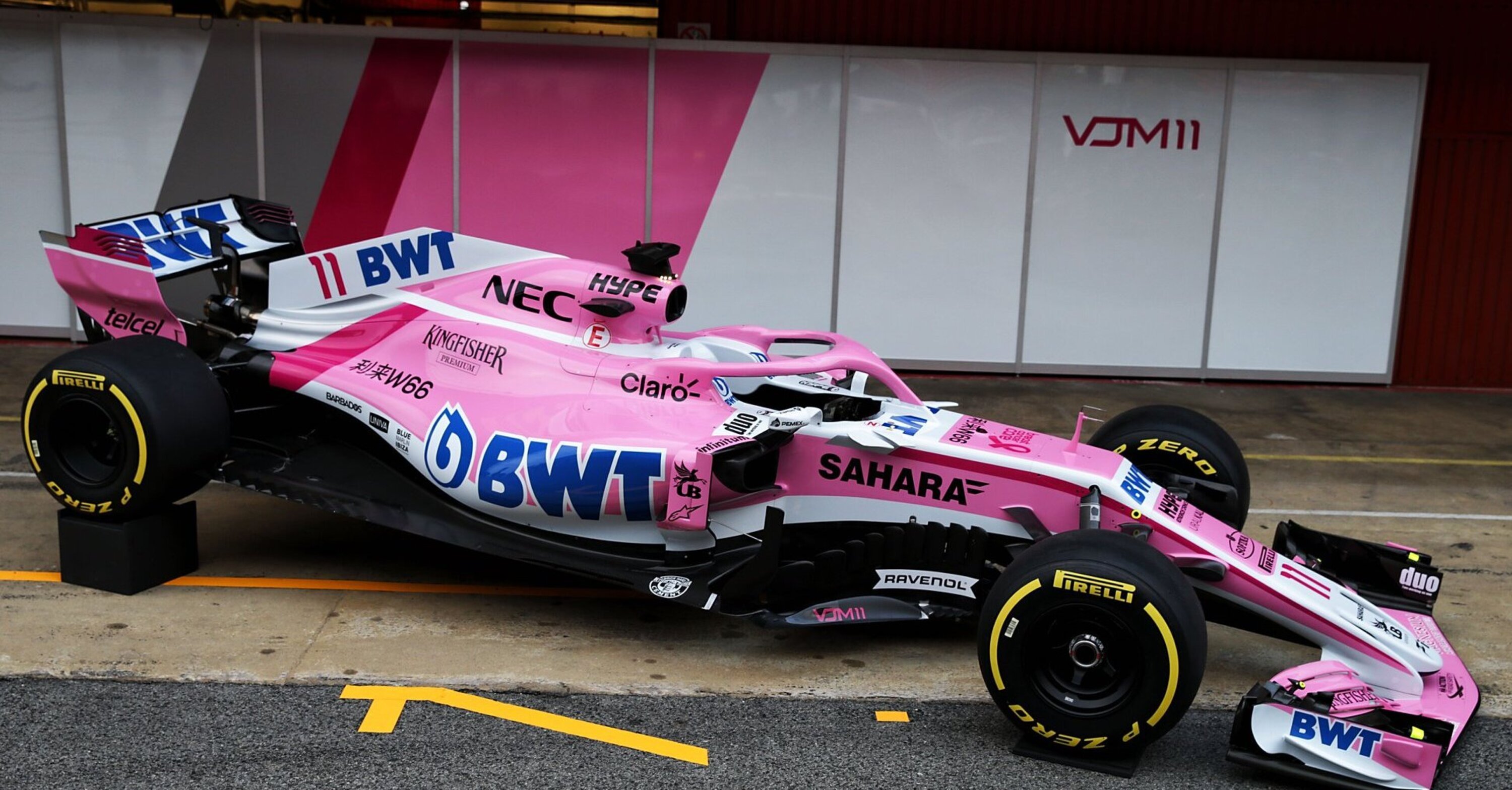 F1 2018, Force India toglie i veli alla VJM11