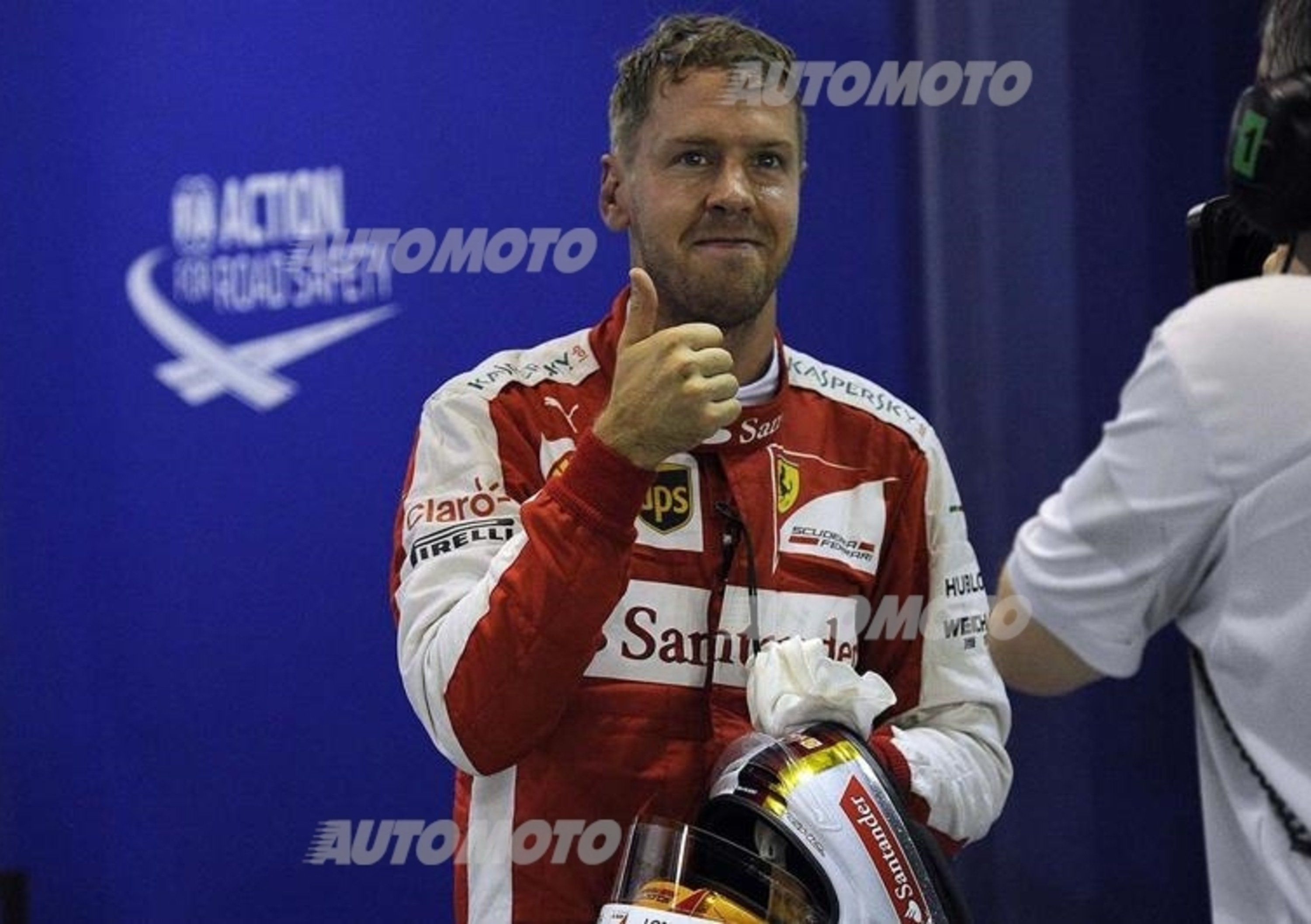 F1, Gp Singapore 2015, Vettel: &laquo;Domani ci aspetta il compito pi&ugrave; difficile&raquo;