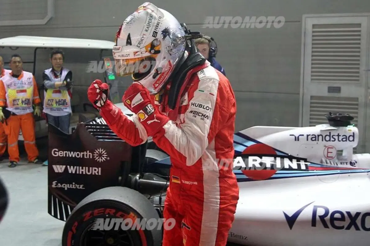 F1, Gp Singapore 2015, Vettel: «Domani ci aspetta il compito più difficile» (23)