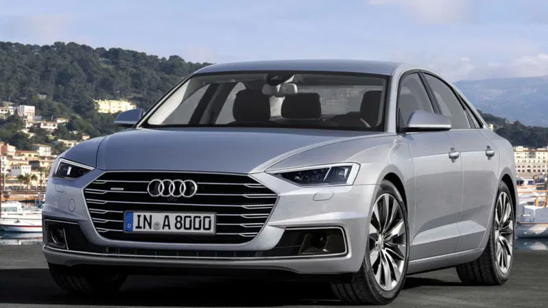 Nuova Audi A8: dal rendering, lo stile dei quattro anelli &egrave; evidente