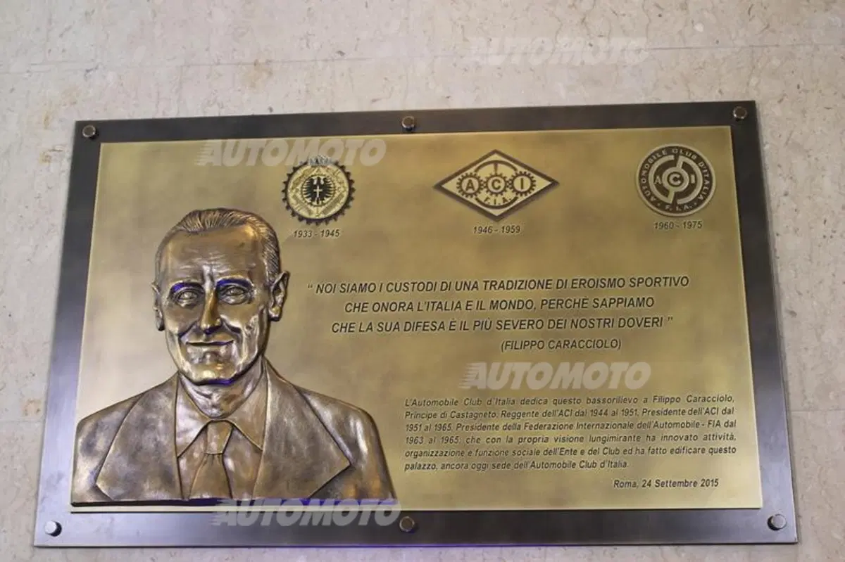 L’ACI celebra Filippo Caracciolo di Castagneto