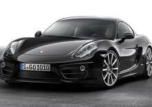 Porsche Cayman Black Edition, la coupé mette l'abito scuro