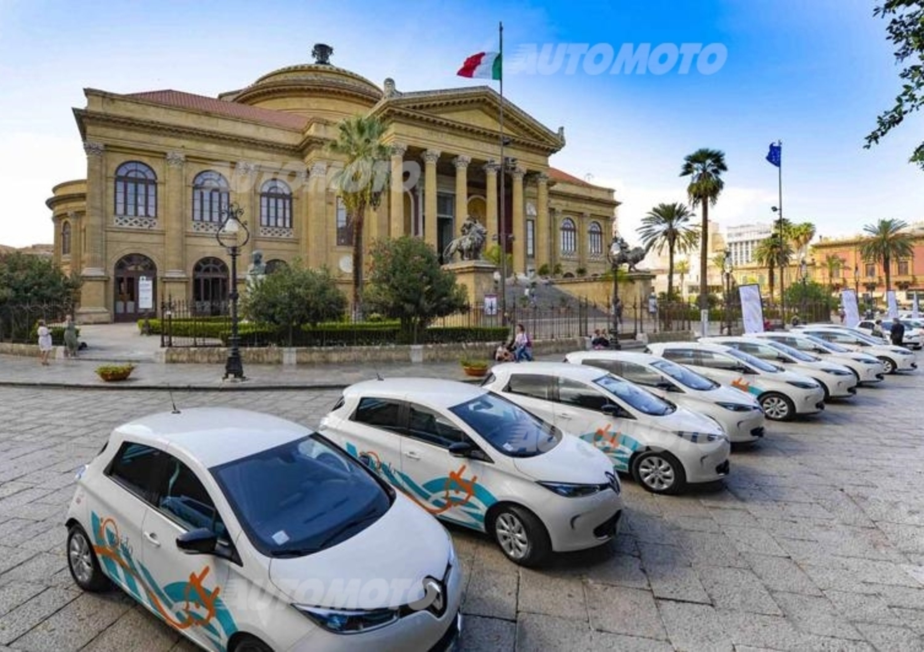Renault: a Palermo il car sharing elettrico pi&ugrave; esteso del Sud Italia