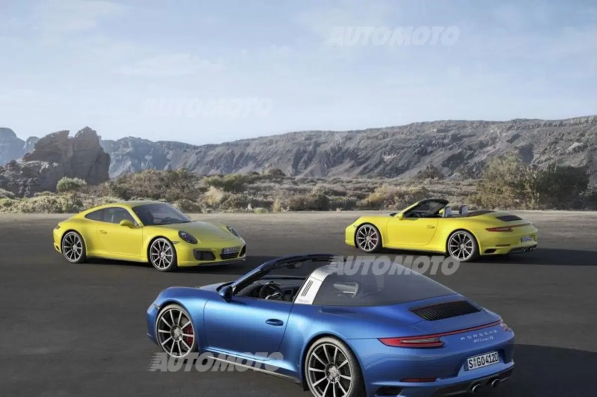 Porsche 911, il motore turbo arriva anche su Carrera 4 e Targa 4 (3)