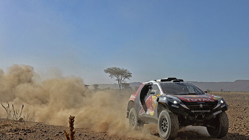 OiLibia Marocco Finale. Vince la Mini di Al-Attiyah, ma la Peugeot 2008 DKR16 ora fa paura