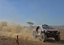 OiLibia Marocco Finale. Vince la Mini di Al-Attiyah, ma la Peugeot 2008 DKR16 ora fa paura