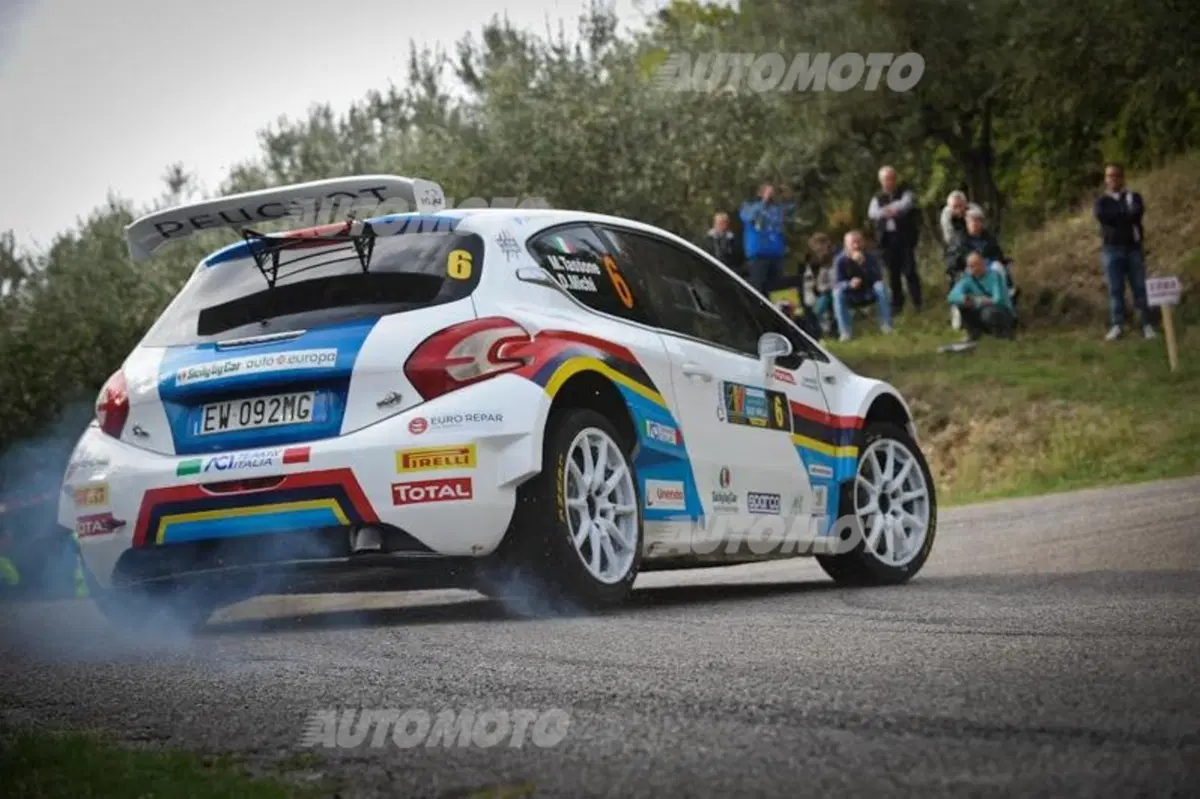 CIR 2015. Rally 2 Valli. Andreucci (Peugeot) e via (6)