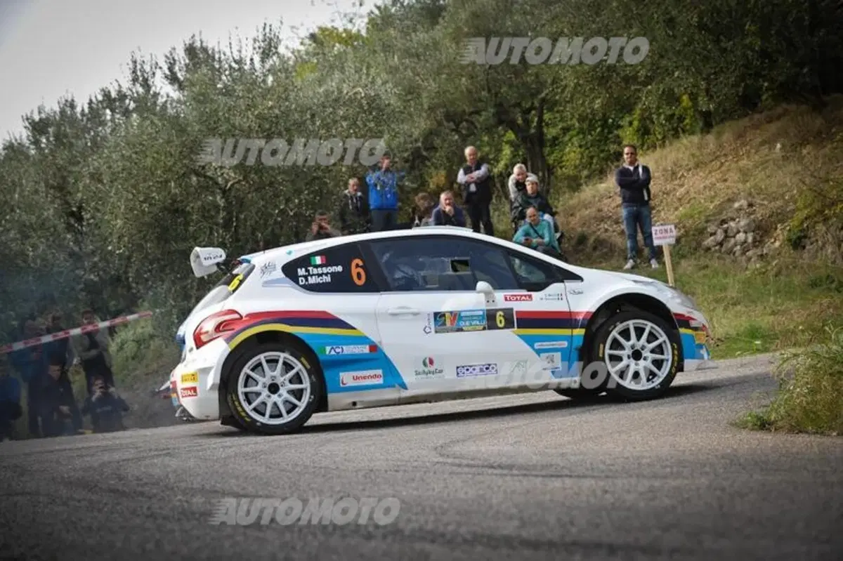 CIR 2015. Rally 2 Valli. Andreucci (Peugeot) e via (7)