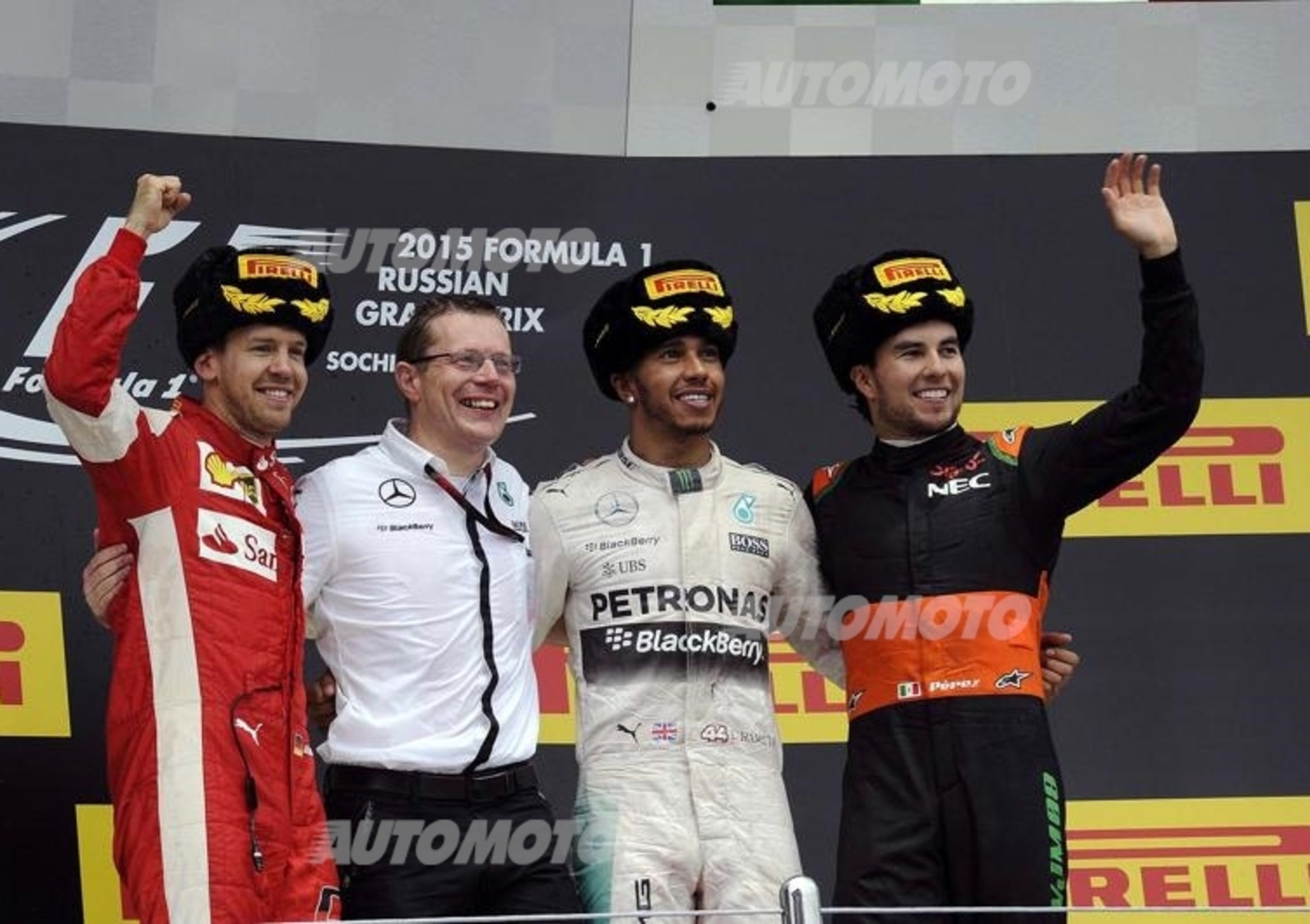 F1 2015: la classifica piloti e costruttori dopo il GP di Russia