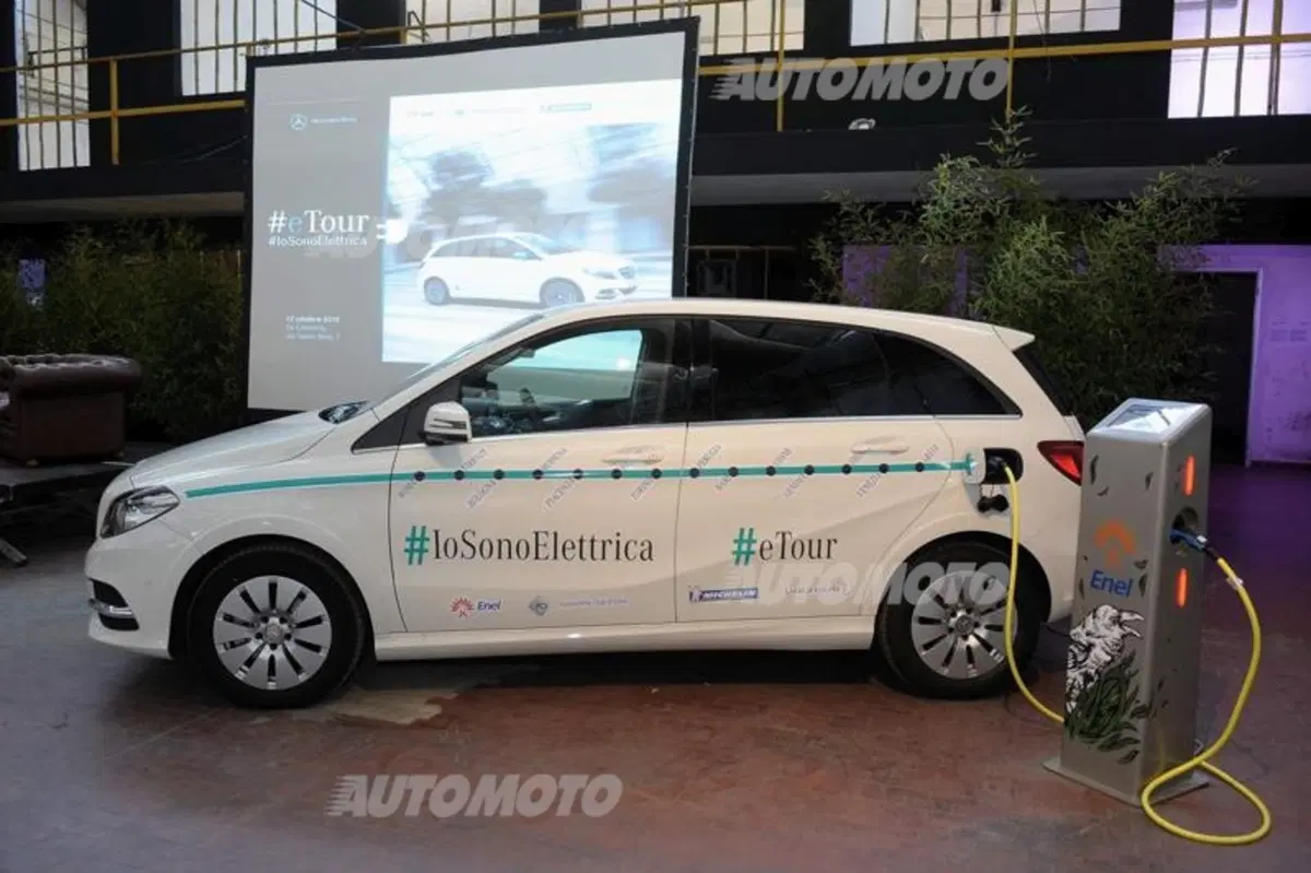 #IoSonoElettrica: Mercedes Classe B Electric Drive in giro per l’Italia (8)