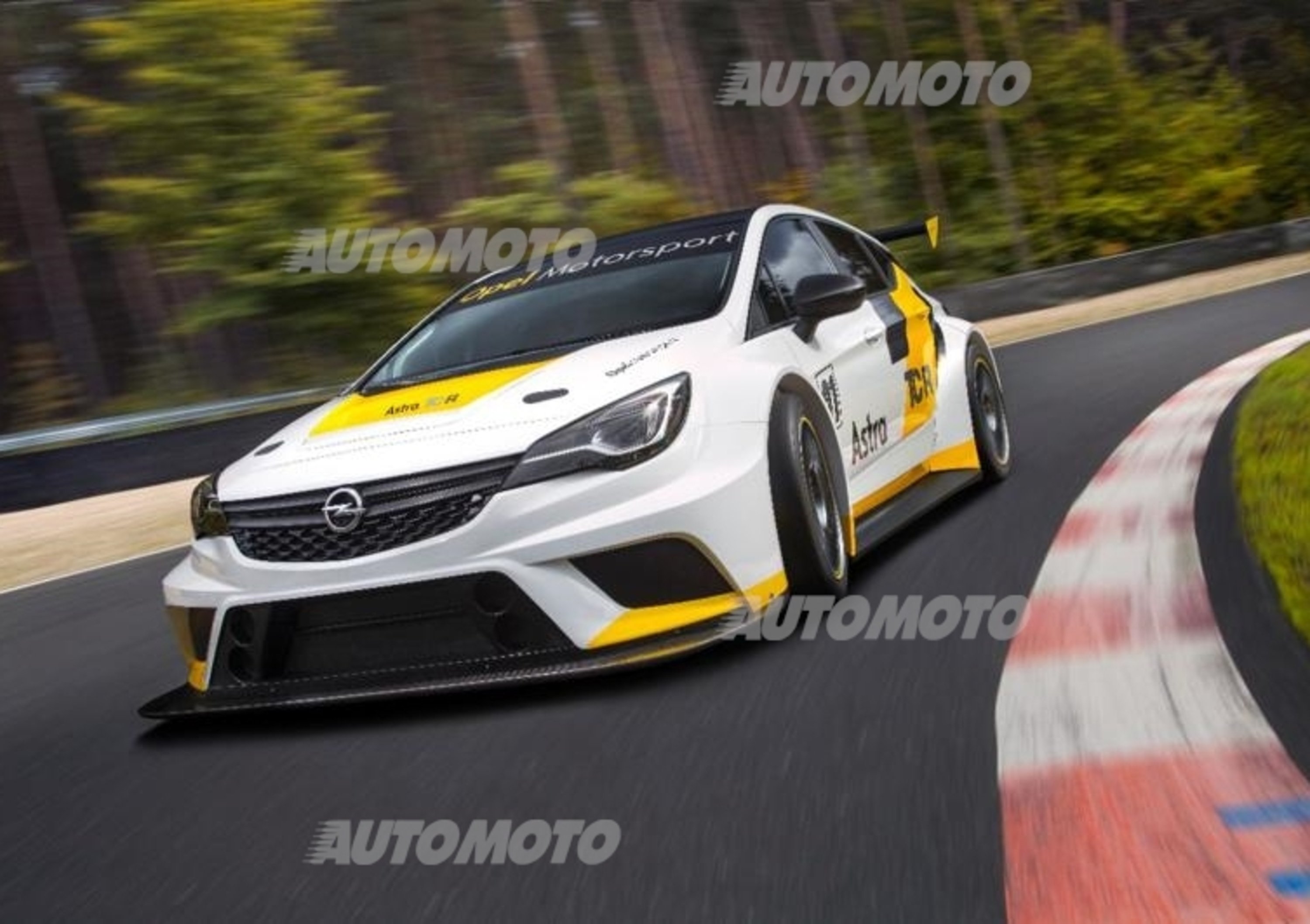 Opel Astra TCR, la nuova Astra scende in pista