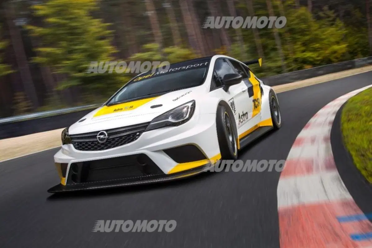 Opel Astra TCR, la nuova Astra scende in pista (4)