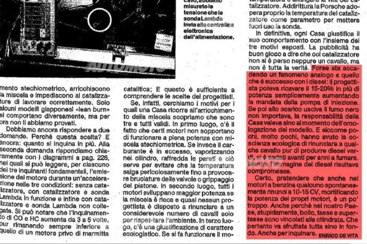 Centraline truccate: esistevano già dal '92. Ecco la prova (13)