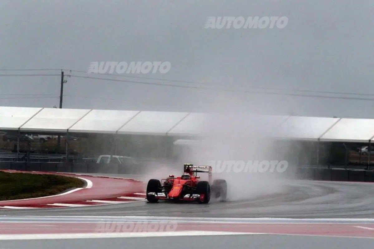 F1, Gp Stati Uniti 2015: qualifiche rimandate a domani causa maltempo (23)