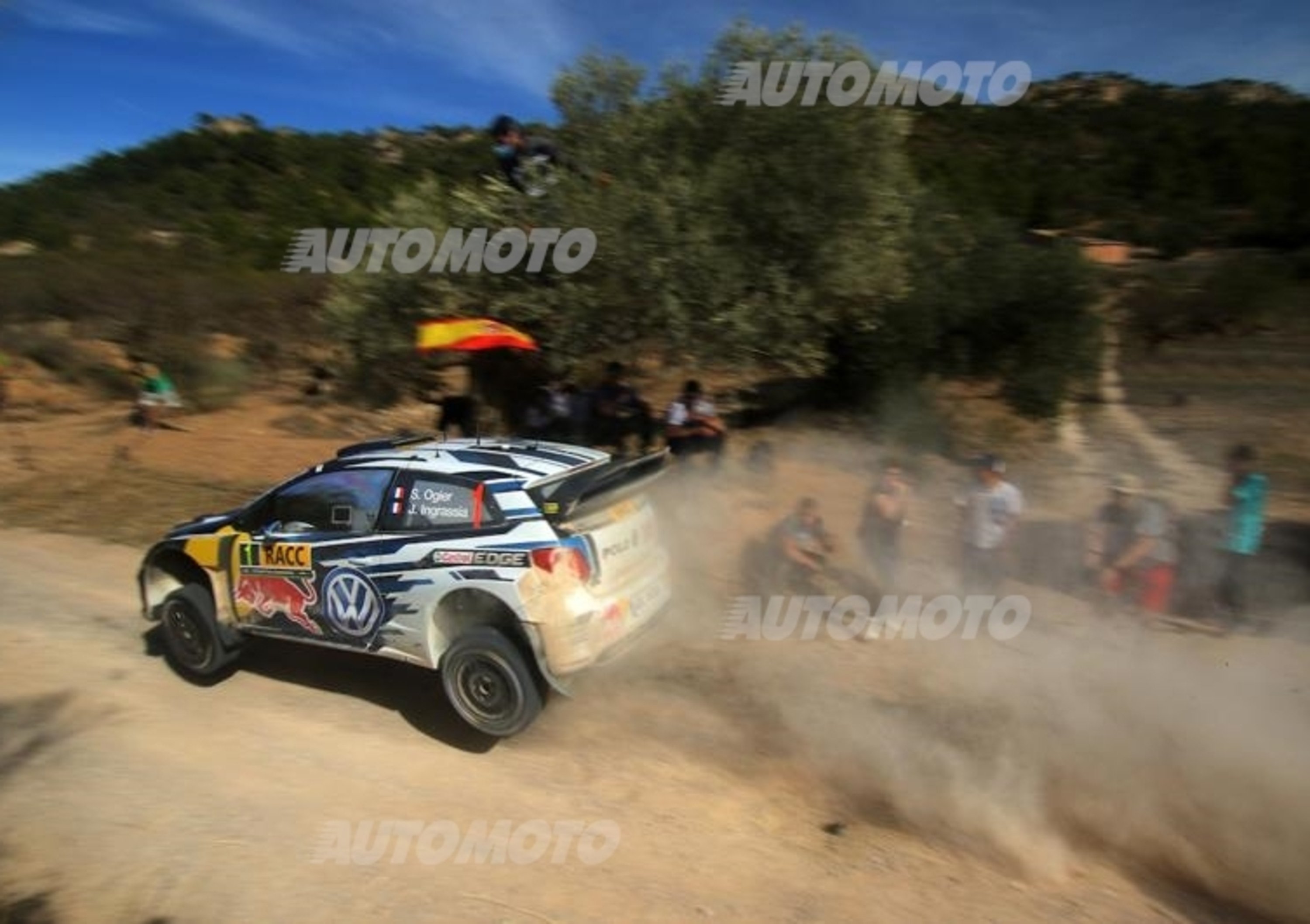 WRC Catalunya D2. Ogier (VW) in splendida sicurezza