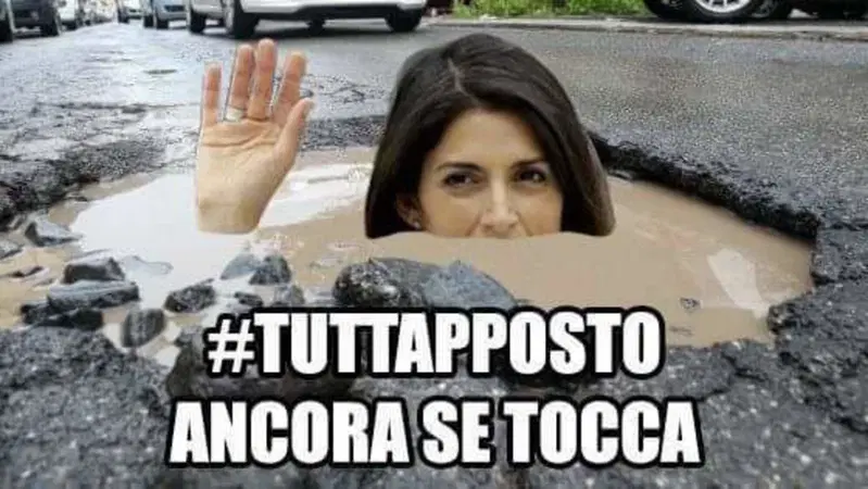 L'ironia (amara...) dei romani si &egrave; scatenata sui social: bersaglio delle critiche, l'amministrazione comunale