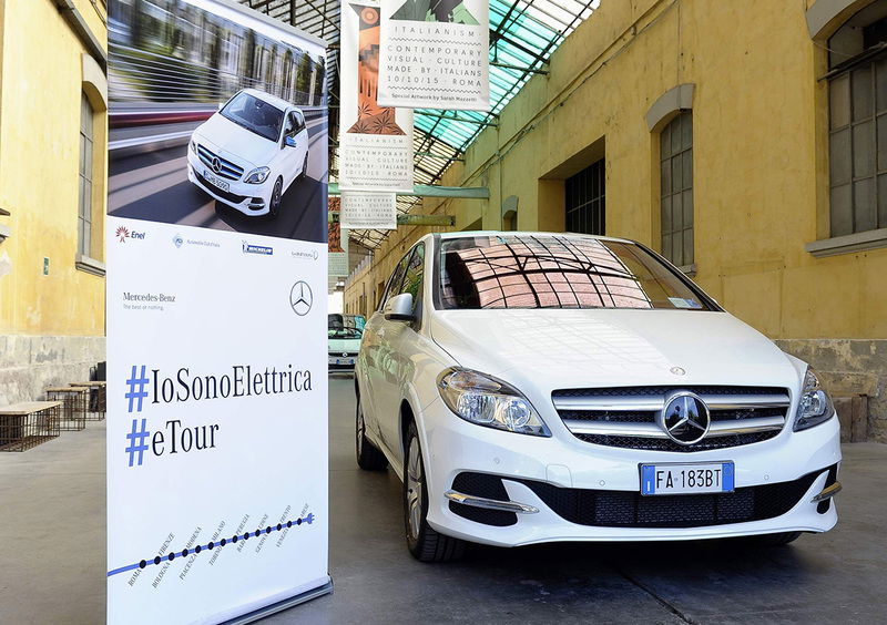 Mercedes #IoSonoElettrica: al via l&#039;eTour italiano