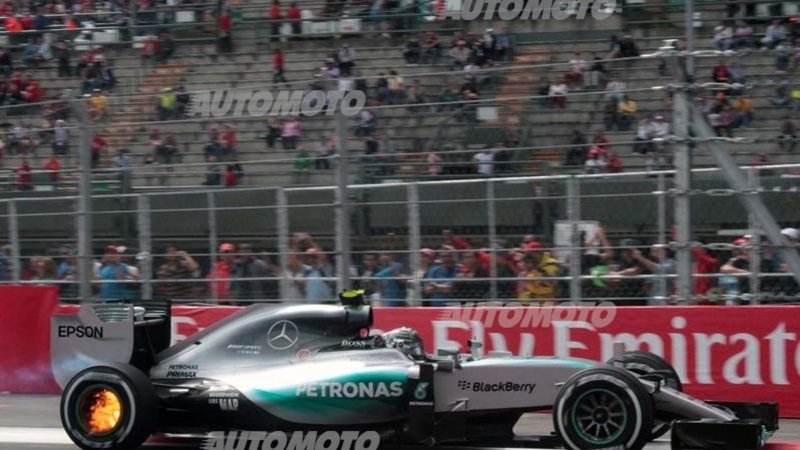 F1, Gp del Messico 2015, FP2: Rosberg davanti a tutti