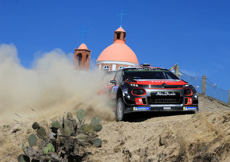 WRC 2018/Citroen. Mexico 2. Loeb di pi&ugrave;, poi &egrave; foratura. Avanti Meeke, secondo assoluto