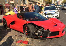 LaFerrari: gomme fredde, tre macchine colpite a Budapest